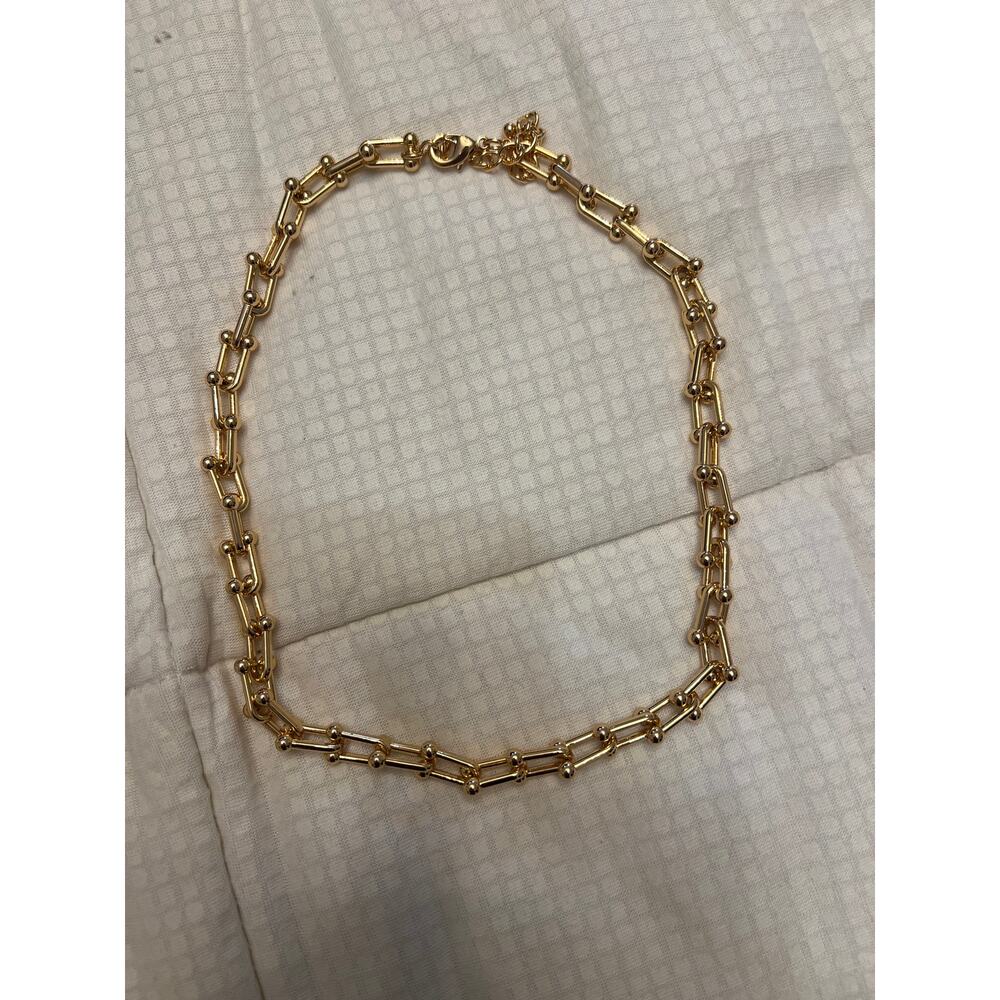 HardWear Graduated U-Link Chain Necklace 18K Gold Plated